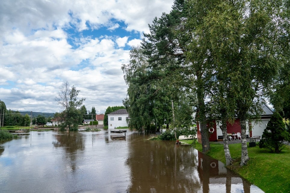 Oversvømmelser. Illustrasjonsfoto.